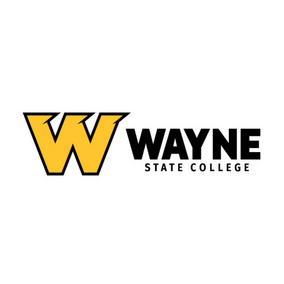 Yellow "W" logo with "Wayne State College" in black text on a white background.